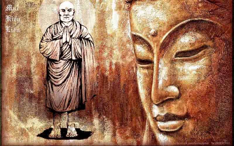 Mục Kiền Liên đã xuất gia theo học Phật