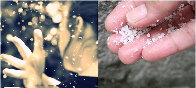 muối trắng giúp xua đuổi tà ma