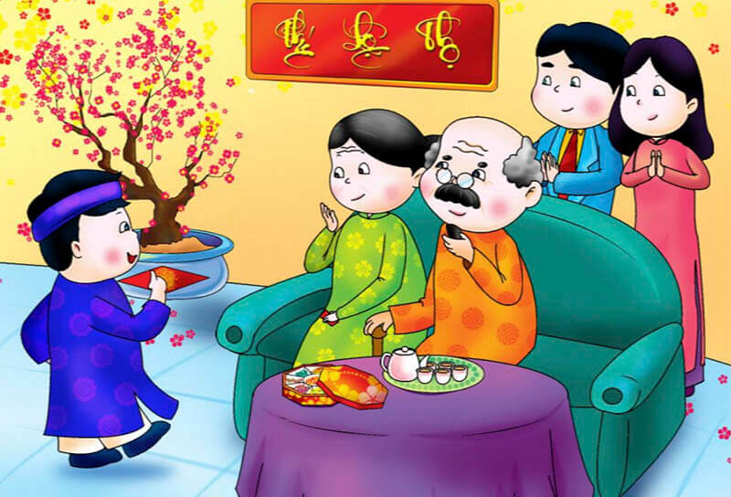 Kiêng về nhà ngoại vào ngày mồng 1, mồng 4, mồng 5 Tết