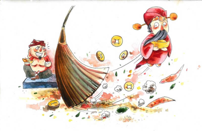 Không quét nhà vào ngày mồng 1