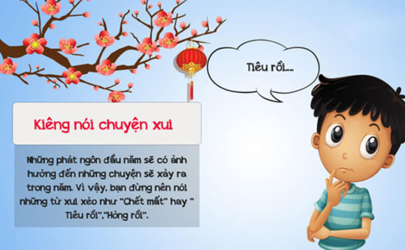 Kiêng nói những điều xui
