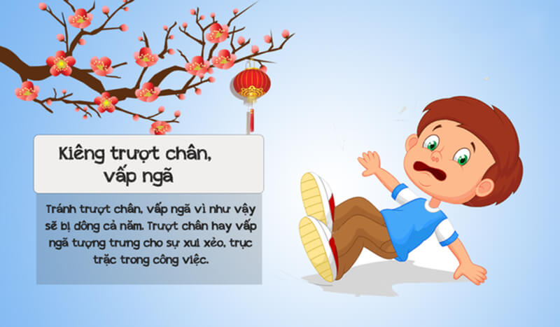 Kiêng trượt chân, vấp ngã